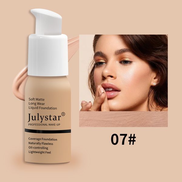 Waterproof Lasting Non Take Off Makeup Concealer Liquid Foundation Beauty Makeup - Image 3